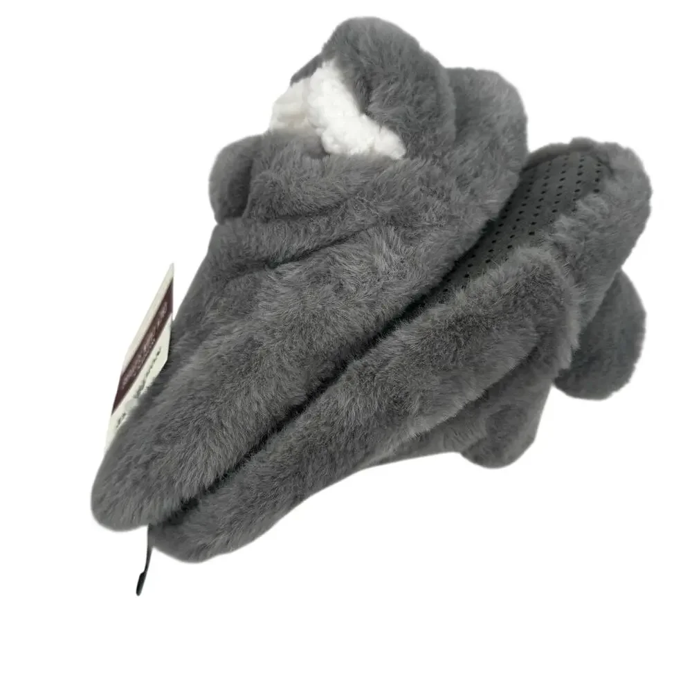 Northeast Outfitters Cozy Cabin Women's Fur Booties S/M Grey